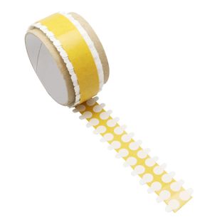 Pastilles adhésives double face en PET, adhérence forte/forte 10 mm | 1.000 STK