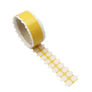 Pastilles adhésives double face en PET, adhérence forte/forte 25 mm | 1.000 STK