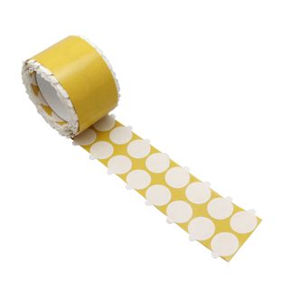 Pastilles adhésives double face en PET, adhérence forte/forte 30 mm | 1.000 STK