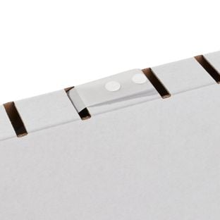 Pastilles auto-adhésives siliconées,  boîte distributrice  10 mm | décollable sous certaines conditions  | 5000 pcs