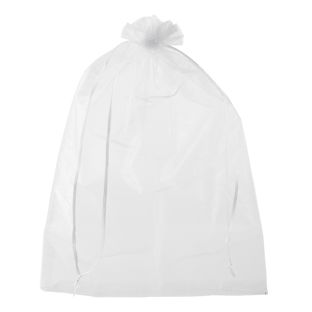 Sachets en organza avec fermeture à bande de satin blanc  | 300 x 400 mm 