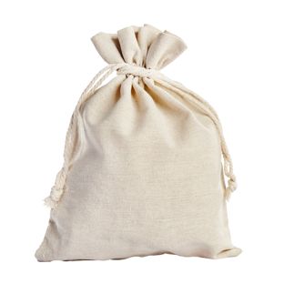 Sachets aspect lin, petit côté ouvert, naturel, paquet de 3 unités, 220 x 300 mm 