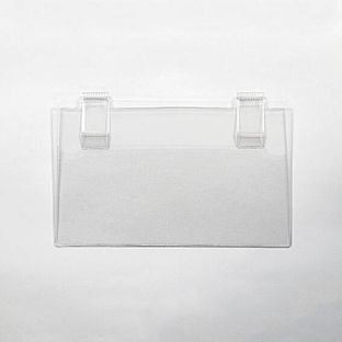 Pochette d’identification pour les caisses-palettes métalliques, avec pinces A6