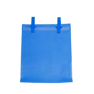 Pochette d’identification pour les caisses-palettes métalliques, avec languettes de fixation portrait | A4