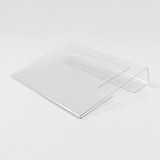 Pochette d'identification pour rehausse-palette en bois, avec pli de serrage, avant fermé A6