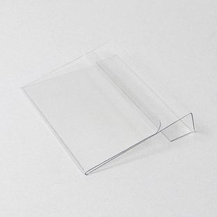 Pochette d'identification pour rehausse-palette en bois, avec pli de serrage, avant raccourci A6
