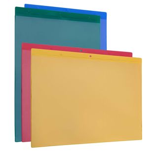Pochettes d'identification avec trous de suspension 