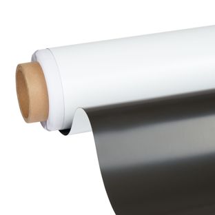 Feuille ferreuse blanche, épaisseur 0,5 mm, largeur 1.000 mm 
