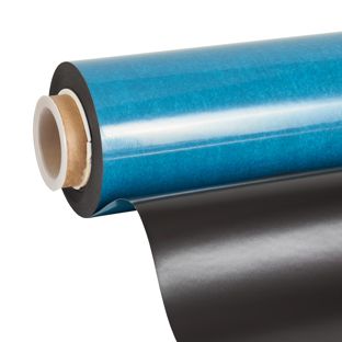Feuille magnétique, adhésive, 1.070 x 0,5 mm, rouleau de 20 m 