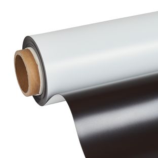 Feuille magnétique, imprimable, blanche 1.070 mm | 10 m | 0,85 mm