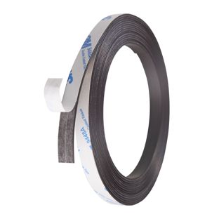 Bande magnétique adhésive, forte 10 mm | 5 m | 1 mm