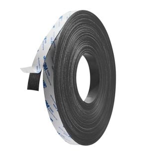 Bande magnétique adhésive, forte 20 mm | 1 mm | 30 m