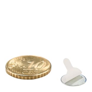 Pastille métallique adhésive 11 mm