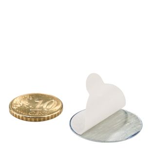 Pastille métallique adhésive 26 mm