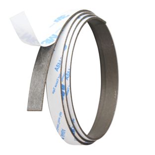 Bande magnétique néodyme, adhésive, extra forte 10 mm | 480 g/cm² | 1 m | 1,5 mm