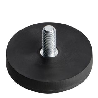 Aimants caoutchoutés avec filetage 31 mm | null | M5x12 mm