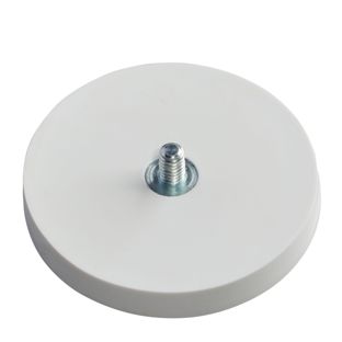 Aimants caoutchoutés avec filetage 43 mm | null | M4x6 mm