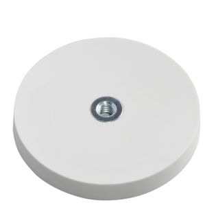 Aimants caoutchoutés avec filetage intérieur 43 mm | null