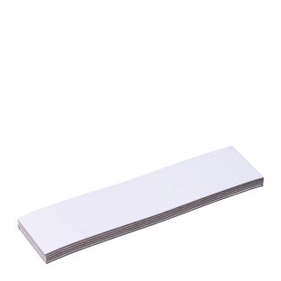 Étiquettes magnétiques inscriptibles 20 x 100 mm  | blanc 