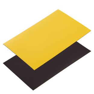 Étiquettes magnétiques inscriptibles 100 x 150 mm  | jaune 