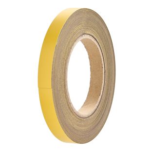 Bande magnétique colorée 15 mm | jaune  | 10 m | 0.85 mm