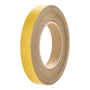 Bande magnétique colorée 20 mm | jaune  | 10 m | 0.85 mm