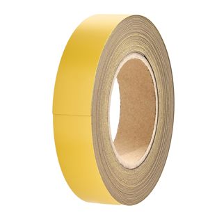 Bande magnétique colorée 30 mm | jaune  | 10 m | 0.85 mm