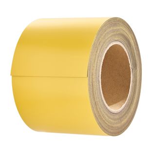 Bande magnétique colorée 100 mm | jaune  | 10 m | 0.85 mm
