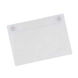 Pochettes magnétiques pour format A5, avec 2 aimants néodyme, ouverture sur le grand côté, transparent 