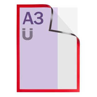 Cadre magnétique A3, magnétique rouge 