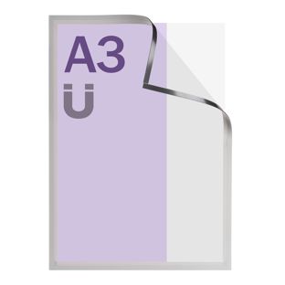 Cadre magnétique A3, magnétique argent 