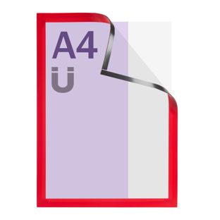 Cadre magnétique A4, magnétique rouge 