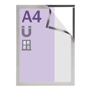 Cadre magnétique A4 Window Frame argent 