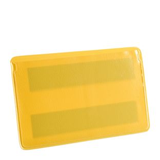 Pochettes magnétiques 100 x 60 mm  | jaune 