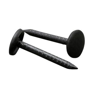 Clous pour classeur d’échantillons, 25 mm, tête plate, peints en noir 