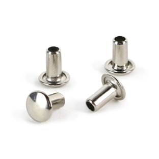 Rivets pour riveteuse 3,8 / 6 x 7, nickelée 