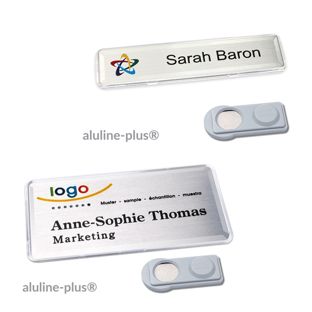 Porte-badges aluline-plus®, magnétique 