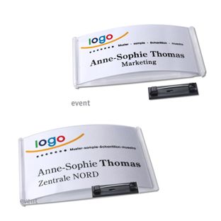 Porte-badges avec épingle event 