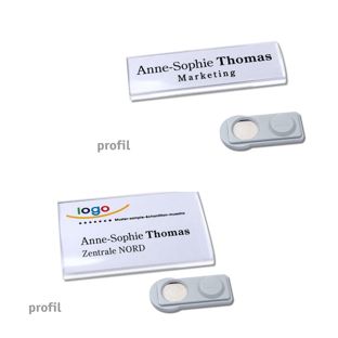 Porte-badges PROFIL, magnétique 