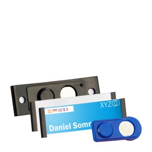 Porte-badges FORUM, magnétique null | 63 x 22 mm