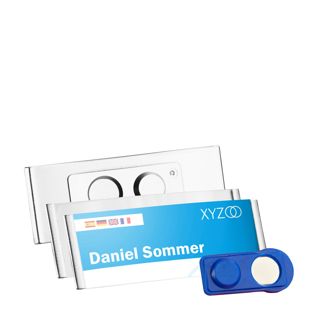 Porte-badges FORUM, magnétique null | 65 x 30 mm