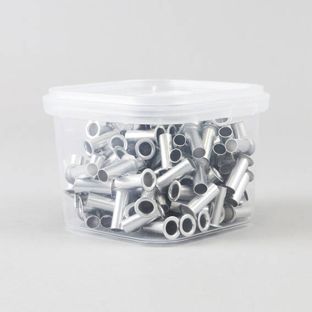 Œillets creux pour 20 - 50 feuilles, argents 6.5 mm