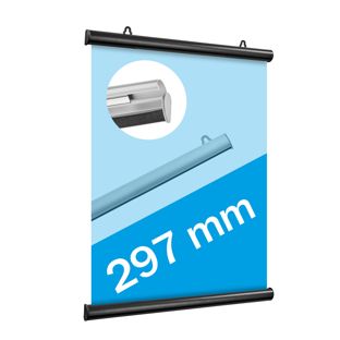 Profils porte-affiches, aluminium, clippants null | 297 mm