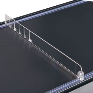 Séparateur « Flexible » sans butée, transparent 30 mm | 485 mm