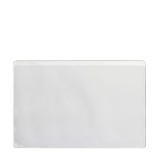Pochettes pour cartes de visite, adhésif, film PP 95 x 60 mm  | film avant raccourci 