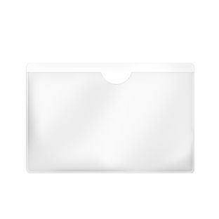 Pochettes pour cartes de visite, adhésif, film PP null | 95 x 60 mm