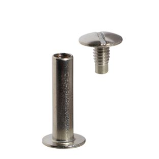 Vis de reliure, acier inoxydable 20 mm