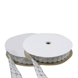 Pastilles auto-agrippantes en rouleau, 21 mm | null | Set - Crochet & Boucle