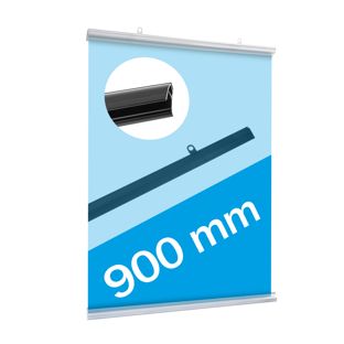 Profils porte-affiches, plastique, clippants 900 mm | transparent 