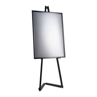 Chevalet mobile en aluminium avec cadre clic-clac 